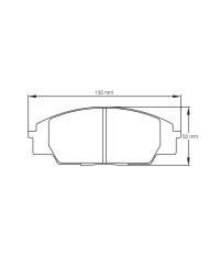 PLAQUETTES AVANT RACING RSL29 HONDA CIVIC TYPE R/ S2000/ RSX- PAGID RACING
