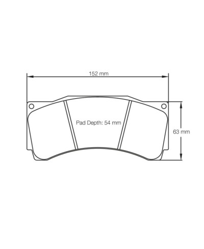 PLAQUETTES AVANT RACING RSL HONDA CIVIC TYPE R TCR/ SUBARU WRX STI TCR/ AUDI RS3 LMS TCR/ BMW M2/ VW GOLF GTI TCR - PAGID RACING