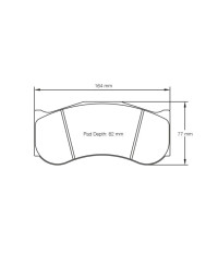 PLAQUETTES AVANT RACING RSL HONDA NSX GT3- PAGID RACING 