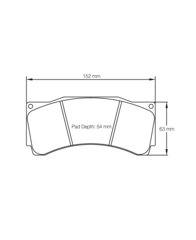 PLAQUETTES AVANT RACING RSL MITSUBISHI LANCER EVO X R4 TARMAC RALLY / FORD MUSTANG FP350S RACING - PAGID RACING 