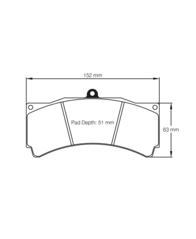 PLAQUETTES ARRIERE RACING RSL MITSUBISHI LANCER EVO X R4 TARMAC RALLY- PAGID RACING 
