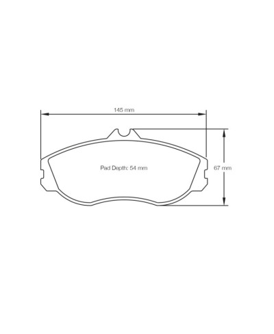 PLAQUETTES AVANT RACING RSL29 AUDI 80 2.2 QUATTRO S2 - PAGID RACING 