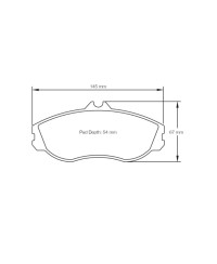 PLAQUETTES AVANT RACING RSL29 AUDI 80 2.2 QUATTRO S2 - PAGID RACING 