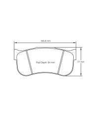 PLAQUETTES AVANT RACING RSL AUDI R8 GT4/GT4 CUP/LMS GT2 - PAGID RACING 
