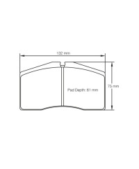 PLAQUETTES AVANT RACING RSL AUDI S8/ PORSCHE 993,928,959,964,968 - PAGID RACING 