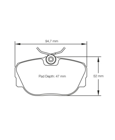 PLAQUETTES AVANT RACING RSL29 BMW 318is,325i (E30), Z1/ CITROEN ZX - PAGID RACING