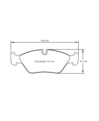 PLAQUETTES AVANT RACING RSL29 BMW M3 (E30) EVO I & II- PAGID RACING
