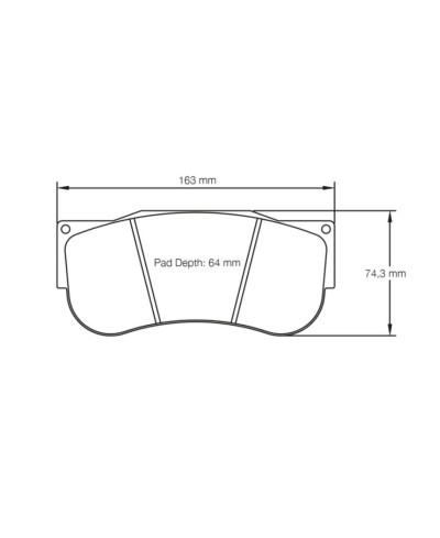 PLAQUETTES AVANT RACING RSL NISSAN NISMO GT3/LEXUS RC-F / BMW M4 GT4 (G82) - PAGID RACING