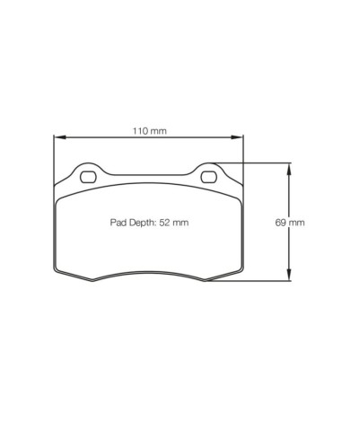 PLAQUETTES AVANT RACING RSL SEAT CUPRA/ DODGE VIPER/ RENAULT CLIO II 3.0 V6 - PAGID RACING