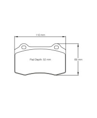 PLAQUETTES AVANT RACING RSL SEAT CUPRA/ DODGE VIPER/ RENAULT CLIO II 3.0 V6 - PAGID RACING
