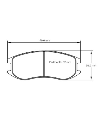 PLAQUETTES AVANT RACING RSL RENAULT CLIO 4 RALLY, CLIO 3-4 CUP - PAGID RACING