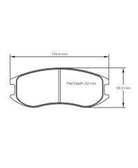 PLAQUETTES AVANT RACING RSL RENAULT CLIO 4 RALLY, CLIO 3-4 CUP - PAGID RACING