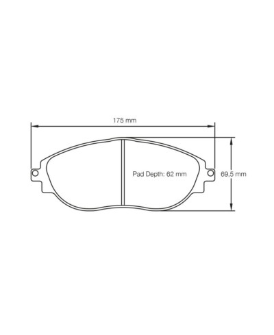 PLAQUETTES AVANT RACING RSL29 AUDI S3/ VOLKSWAGEN GOLF VII GTI,R - PAGID RACING