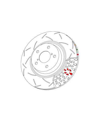 SET DE DISQUE DE FREIN AVANTR32 / R33 / R34