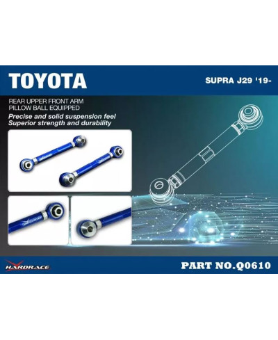 TIRANTS SUPERIEURS ARRIERE TOYOTA SUPRA MK5 (A90), BMW Z4 - HARDRACE 