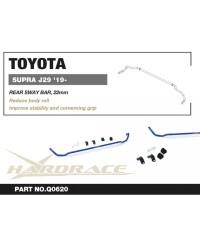 BARRE STABILISATRICE ARRIERE TOYOTA SUPRA MK5 (A90), BMW Z4 - HARDRACE 