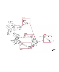 CAMBER KIT ARRIERE TOYOTA SUPRA MK5 (A90), BMW Z4 - HARDRACE 
