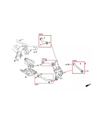 KIT TIRANTS DE PARALLELISME ARRIERE TOYOTA SUPRA MK5, BMW Z4 - HARDRACE 