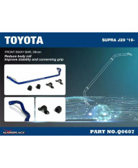 BARRE STABILISTATRICE AVANT TOYOTA SUPRA MK5 (A90), BMW Z4 - HARDRACE