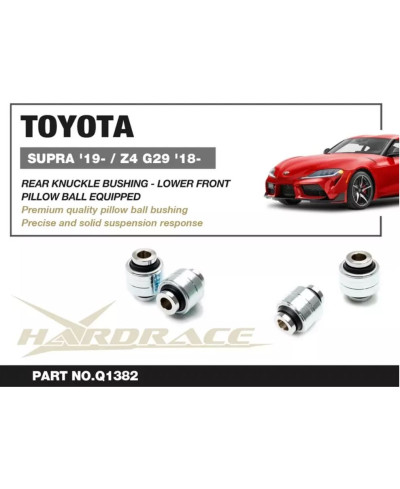 SILENT-BLOCS DE FUSÉE ARRIERE TOYOTA SUPRA MK5 (A90), BMW Z4 - HARDRACE 