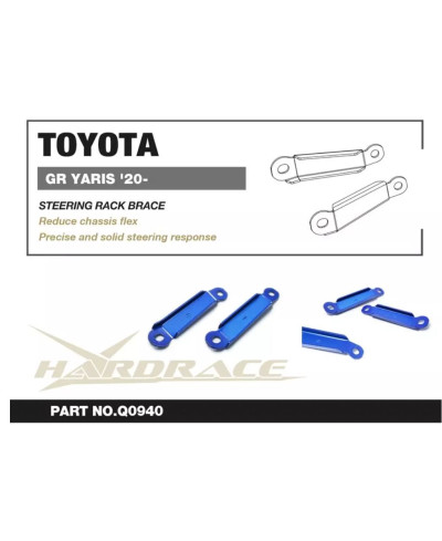 SUPPORT DE CRÉMAILLERE DE DIRECTION TOYOTA YARIS GR - HARDRACE