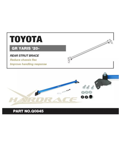 BARRE ANTI RAPPROCHEMENT ARRIERE TOYOTA YARIS GR - HARDRACE
