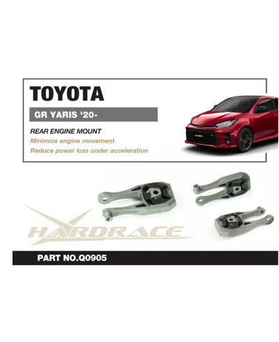 SUPPORT MOTEUR ARRIERE TOYOTA YARIS GR - HARDRACE