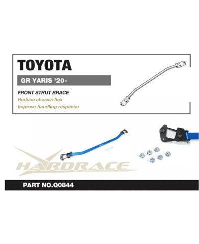 BARRE ANTI RAPPROCHEMENT AVANT TOYOTA YARIS GR - HARDRACE 