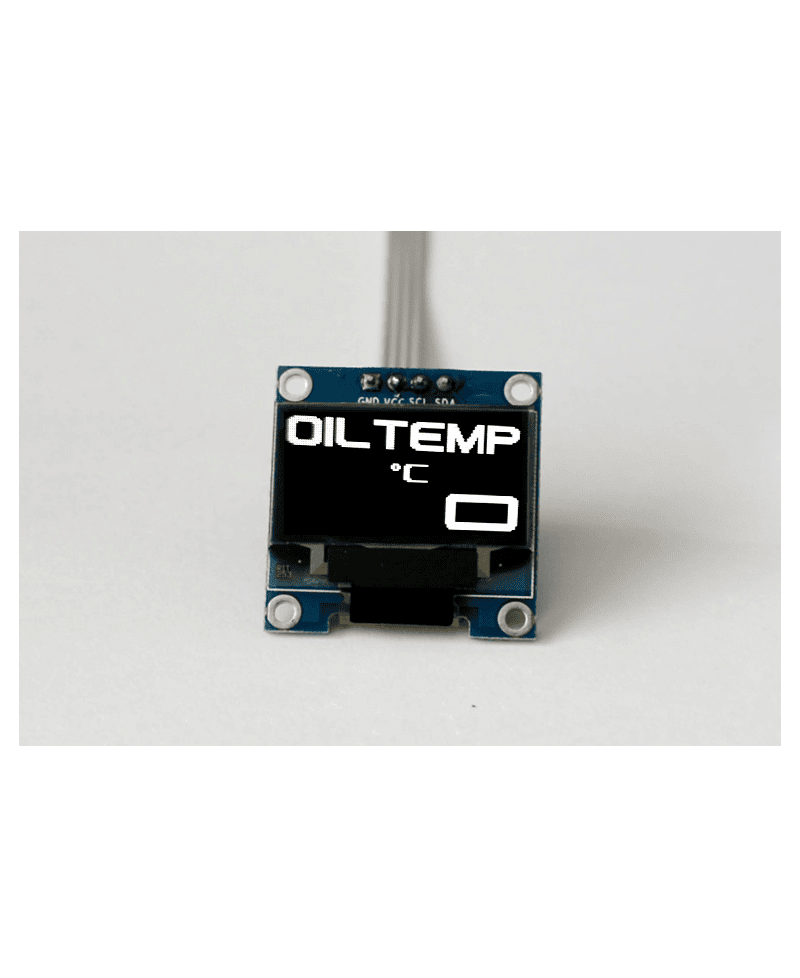 MANOMÈTRE OLED LARGE DIGITS 1.3" TEMPERATURE HUILE-ZADA TECH