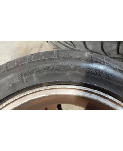 SET DE 4 JANTES 16X6.5 ET40 ORIGINE SKYLINE R32 GTS-T NISSAN 