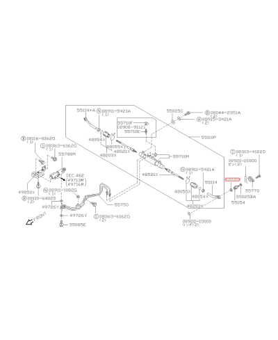 CACHE - JOINT ROTULE HICAS R32 / 300ZX NISSAN