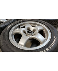 SET DE 4 JANTES 16X6.5 ET40 ORIGINE SKYLINE R32 GTS-T NISSAN 