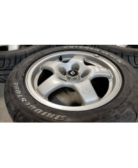 SET DE 4 JANTES 16X6.5 ET40 ORIGINE SKYLINE R32 GTS-T NISSAN 