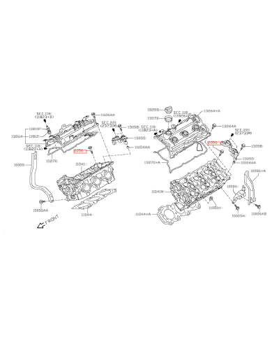 VIS CULASSE VQ35HR / VQ37HR NISSAN