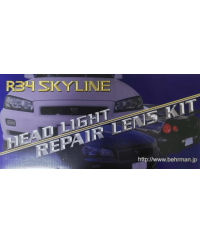 KIT RÉFECTION VITRES PHARES AVANT SKYLINE R34 BEHARMAN