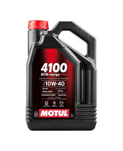 HUILE MOTEUR 4100 SYN-NERGY SPEC 10W40 MOTUL - 5L