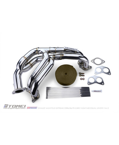 COLLECTEUR ECHAPPEMENT EXPREME EQUAL LENGTH V2 TOYOTA GR86,GT86 / SUBARU BRZ - TOMEI