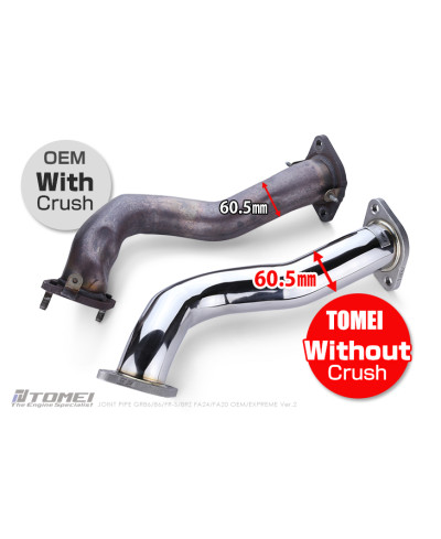 JOINT PIPE EXPREME V2 TOYOTA GR86,GT86 / SUBARU BRZ (FA20/FA24) - TOMEI