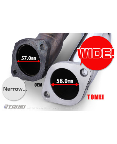 JOINT PIPE EXPREME V2 TOYOTA GR86,GT86 / SUBARU BRZ (FA20/FA24) - TOMEI