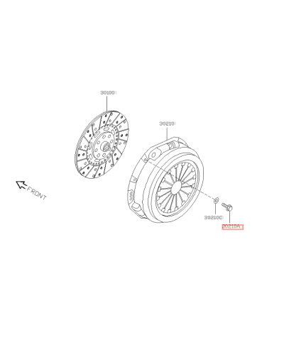 VIS EMBRAYAGE ORIGINE MOTEUR RB / VG /VQ NISSAN