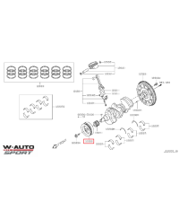 POULIE DAMPER VR38DETT GTR NISSAN