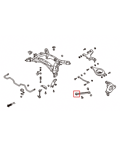 SET SILENTBLOCS RENFORCES BRAS SUPERIEUR ARRIERE 350Z HARDRACE