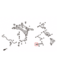 SET SILENTBLOCS RENFORCES BRAS SUPERIEUR ARRIERE 350Z HARDRACE