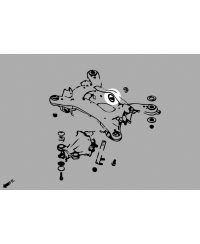 SILENT BLOC DIFFERENTIEL ARRIERE NISSAN SKYLINE/ INFINITI Q50, Q60 - HARDRACE