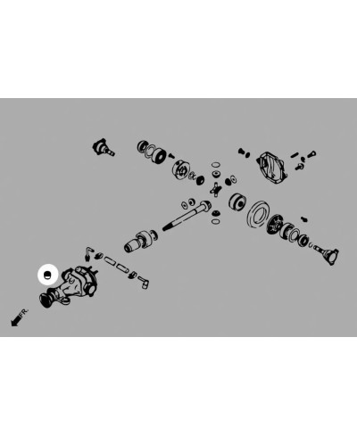 SET SILENT BLOCS SUPPORT DIFFERENTIEL ARRIERE NISSAN 350Z,370Z/ INFINITI G35,G37 - HARDRACE