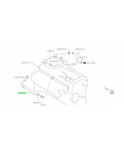 DURITE RENIFLARD R33 R34 GTR RB26 NISSAN