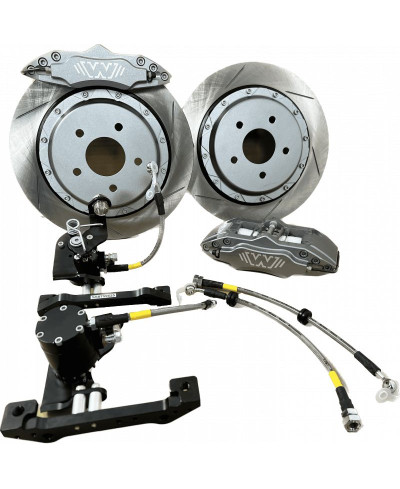 KIT GROS FREINS ARRIERE S14 330mm GRIS W-AUTOSPORT S14