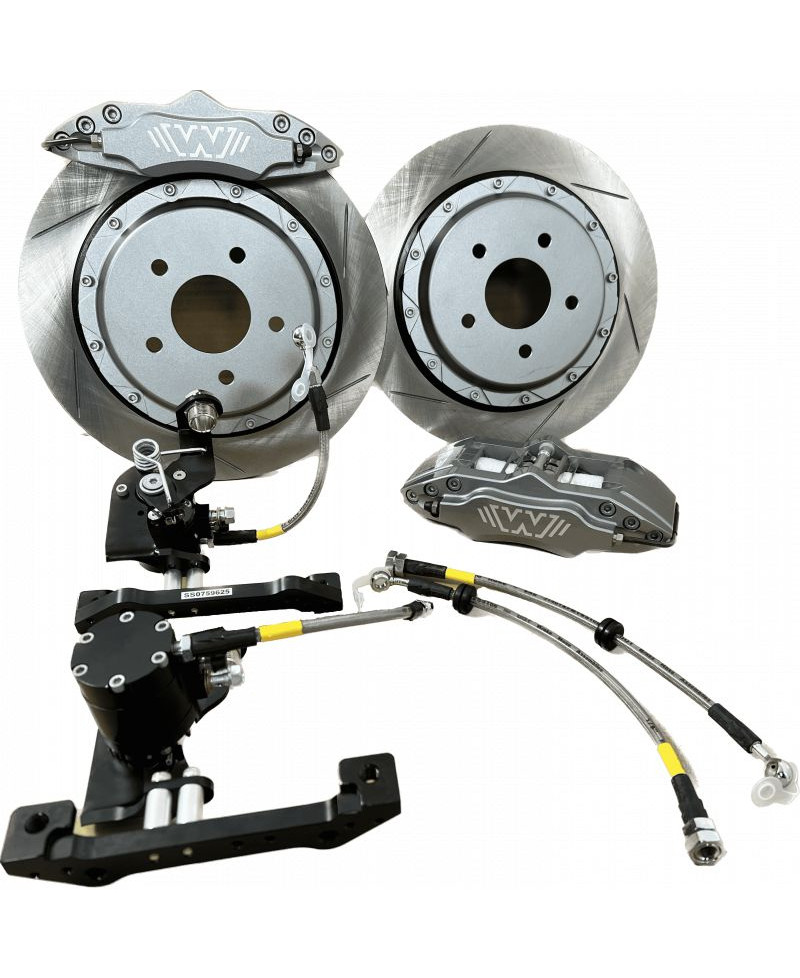 KIT GROS FREINS ARRIERE S14 330mm GRIS W-AUTOSPORT S14