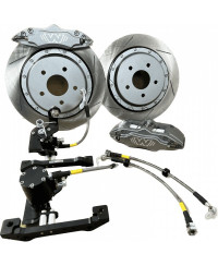 KIT GROS FREINS ARRIERE S14 330mm GRIS W-AUTOSPORT S14