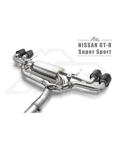 CATBACK A VALVE INOX SUPER SPORT NISSAN GT-R R35 - FI EXHAUST 
